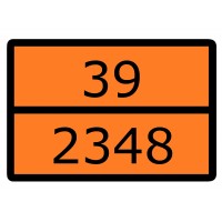 Знак наклейка для маркировки опасных грузов "Номер ООН 39/2348" (300x400) ГОСТ 19433-88 EKF PROxima