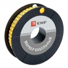 Маркер кабельный 2,5 мм2 "B" (1000 шт,) (ЕС-1) EKF PROxima