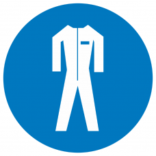 Знак пластик M07 "Работать в защитной одежде" (200x200) ГОСТ 12,4,026-2015 EKF PROxima
