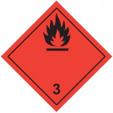 Знак наклейка для маркировки опасных грузов "Кл,3" (250x250) ГОСТ 19433-88 EKF PROxima