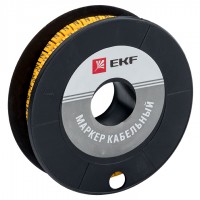 Маркер кабельный 1,5 мм2 "4" (1000 шт,) (ЕС-0) EKF PROxima