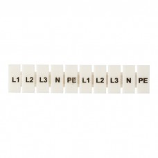 Маркеры для JXB-ST 2,5 с символами "L1, L2, L3, N, PE" (100 шт,) EKF PROxima