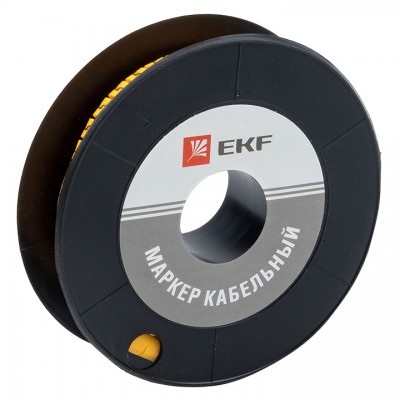 Маркер кабельный 4,0 мм2 "2" (500 шт,) (ЕС-2) EKF PROxima