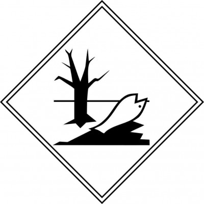 Знак наклейка "Вещество опасное для окружающей среды" (250x250) ГОСТ 19433-88 EKF PROxima