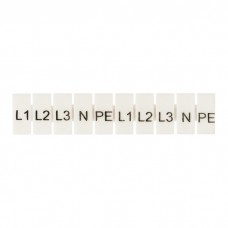 Маркеры для JXB-ST 4 с символами "L1, L2, L3, N, PE" (100 шт,) EKF PROxima