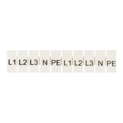 Маркеры для JXB-ST 4 с символами "L1, L2, L3, N, PE" (100 шт,) EKF PROxima