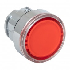 Исполнительный механизм кнопки XB4 красный плоский возвратный без фиксации, с подсветкой EKF PROxima