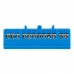 Шина "0" N (6х9мм) 12 отверстий латунь синий изолированный корпус на DIN-рейку EKF PROxima