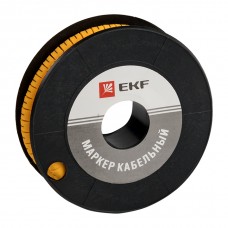 Маркер кабельный 4,0 мм2 "L" (500 шт,) (ЕС-2) EKF PROxima
