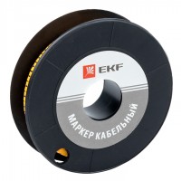 Маркер кабельный 2,5 мм2 "1" (1000 шт,) (ЕС-1) EKF PROxima