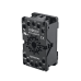 Монтажная колодка с винтовыми клеммами для 3-конт. реле серии RS, черная