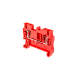 Клемма пружинная проходная, 2.5 мм², красная