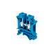 Клемма винтовая проходная, 6 мм², синяя