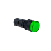 Сигнальная лампа 16мм, зеленый, 24V AC/DC