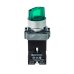 Переключатель с подсветкой, с фиксацией, 24V AC/DC, зеленый, 2 положения, 1NO