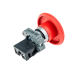 Кнопка грибовидная, возврат поворотом, 1NC красный 60 мм