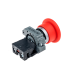 Кнопка грибовидная тяни-толкай, 1NC красный 40 мм