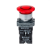 Кнопка грибовидная без фиксации, с подсветкой, 24V, 1NC, красный