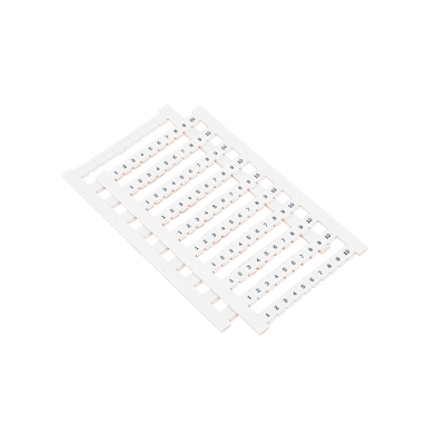 Маркировка пружинных клемм 4 мм², 1-10 (уп. 100 шт.)