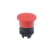 Головка грибовидная без фиксации, красный, 40 мм, пластик