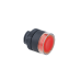 Головка кнопки с подсветкой красный, пластик
