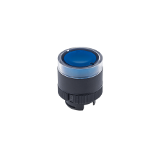 Головка кнопки с подсветкой синий, пластик