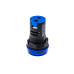 Сигнальная LED лампа, синий, 110V AC/DC IP65