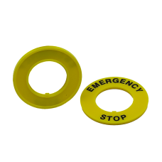 Табличка "Emergency Stop", размер 40 мм (2 шт. в комплекте)